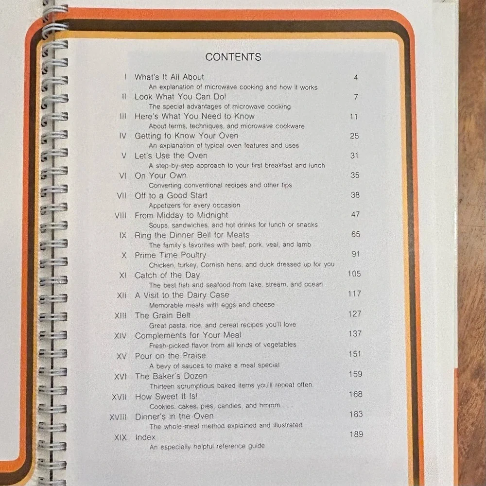 Vintage 1981 Kenmore Microwave Cooking Spiral Recipes Tips Charts Cookbook Sears